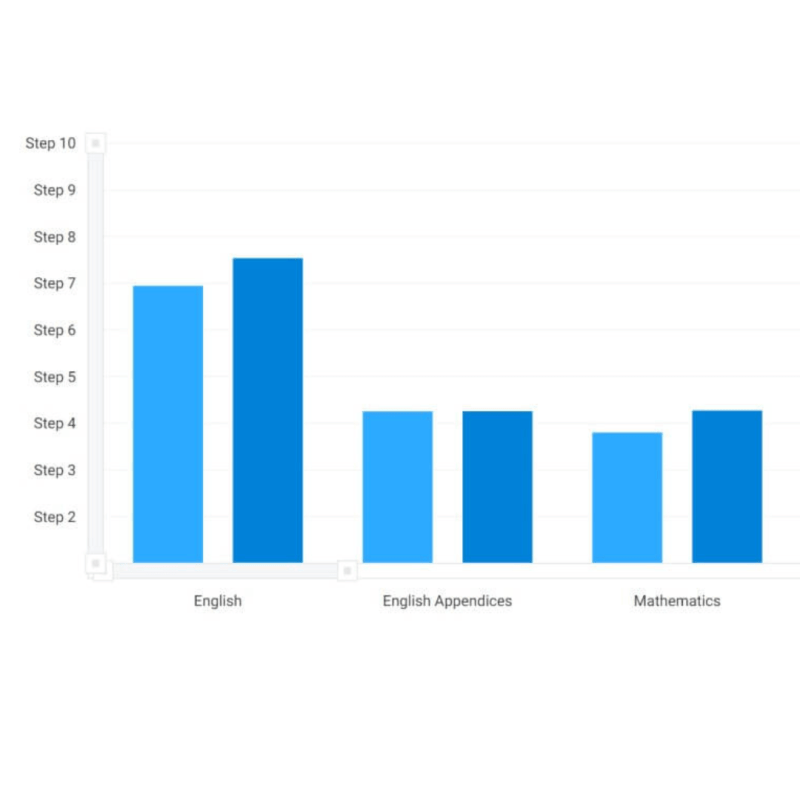 Analytics bar chart