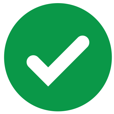 Green tick icon